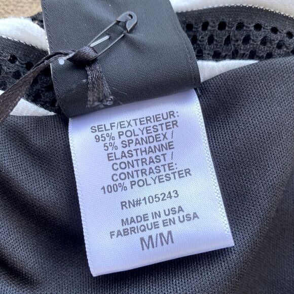 BOBEAU SKIRT IN BLACK & WHITE STRIPES SZ M NWT! Elastic Waist. Flattering Cut. - Picture 3 of 9